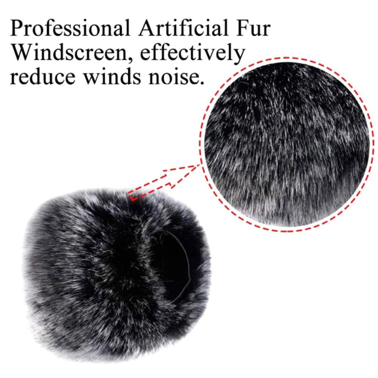 Plush Microphone Cover Windscreen Sleeve Compatible For Blue Yeti Condenser Microphone