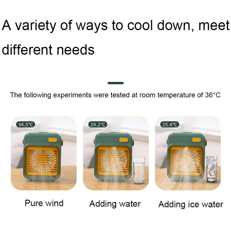 F05 USB Portable Mini Multifunctional Spray Cooling Fan, Spec:, Plug-in Model (White), Plug-in Model (Pink), Plug-in Model (Green), Battery Model (Pink)