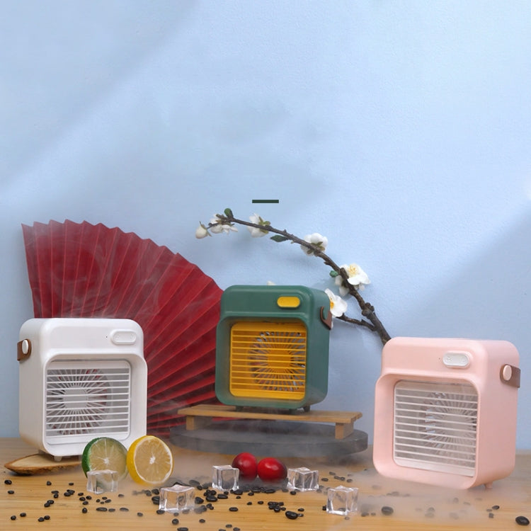 F05 USB Portable Mini Multifunctional Spray Cooling Fan, Spec:, Plug-in Model (White), Plug-in Model (Pink), Plug-in Model (Green), Battery Model (Pink)