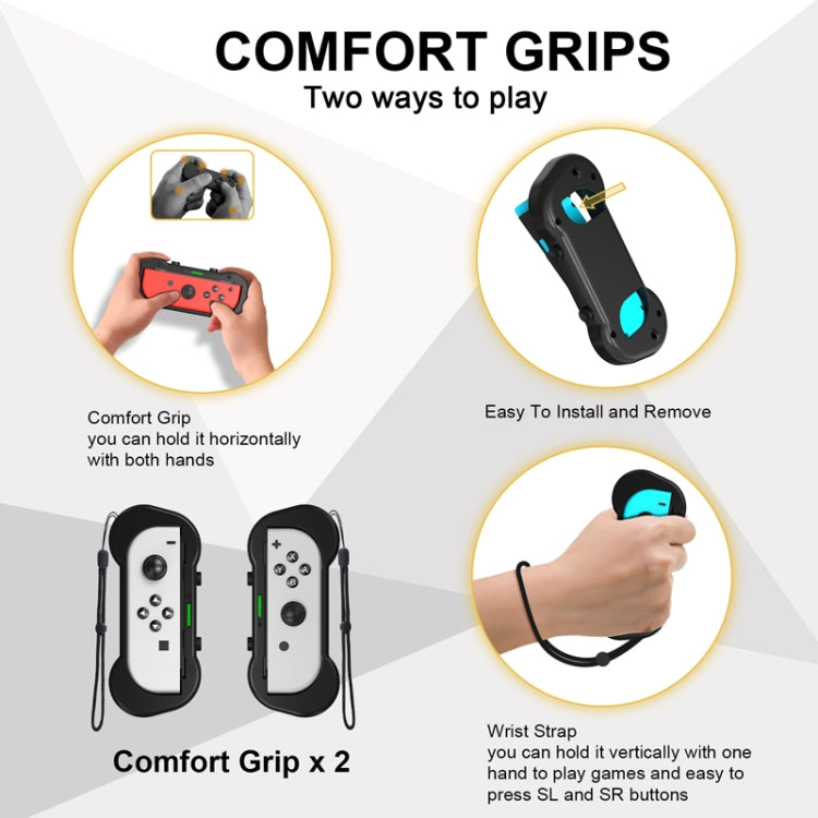 JYS JYS-NS241 12 In 1 Game Somatosensory Motion Accessories Set For Nintendo Switch, JYS 12 In 1