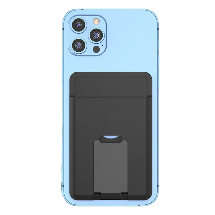 CY133H Silicone Magnetic Phone Holder with Card Holder Function, Magnetic(Light Blue), Magnetic(Green), Magnetic(Black), Magnetic(Dark Blue)