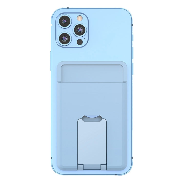 CY133H Silicone Magnetic Phone Holder with Card Holder Function, Magnetic(Light Blue), Magnetic(Green), Magnetic(Black), Magnetic(Dark Blue)