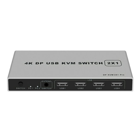 KYSW59 60HZ DP USB KVM Switch 2-in-1 Computer Sharing Device, KYSW59, 8K