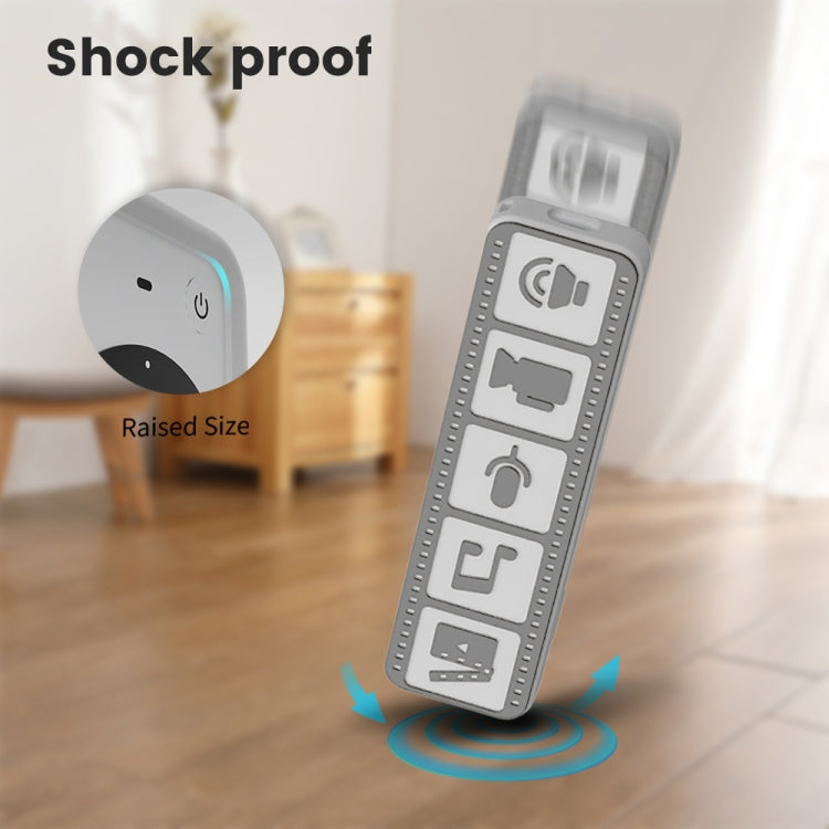 Silicone Remote Controller Waterproof Anti-Slip Protective Cover For Apple TV 4K 2021, (Luminous Color), (Brown), (Black), (Gray White)
