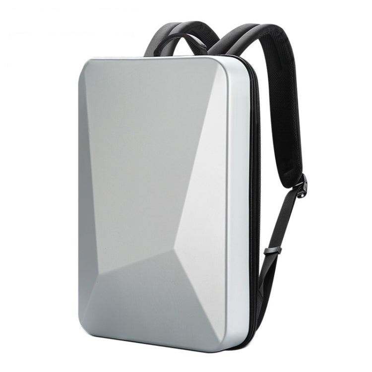 Bopai 61-93318A Hard Shell Waterproof and Expandable Backpack with USB Charging Hole, Spec:, Regular (Silver), Password (Silver), Regular (Black), Password (Black)