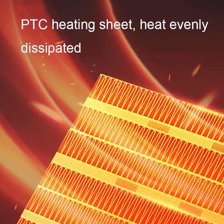 XH-1201 Winter Desktop Small Heater Quiet Fast Heat PTC Electric Heater, US Plug, White, Green, Blue