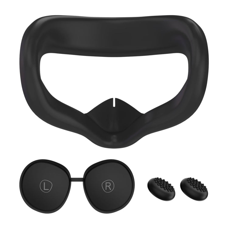 VR Silicone Eye Mask+Lens Protective Cover+Joystick Hat, For Meta Quest 2, Eye Mask+Lens Protective Cover+Joystick Hat (Pink), Eye Mask+Lens Protective Cover+Joystick Hat (Black), Eye Mask+Lens Protective Cover+Joystick Hat (White)                     ...