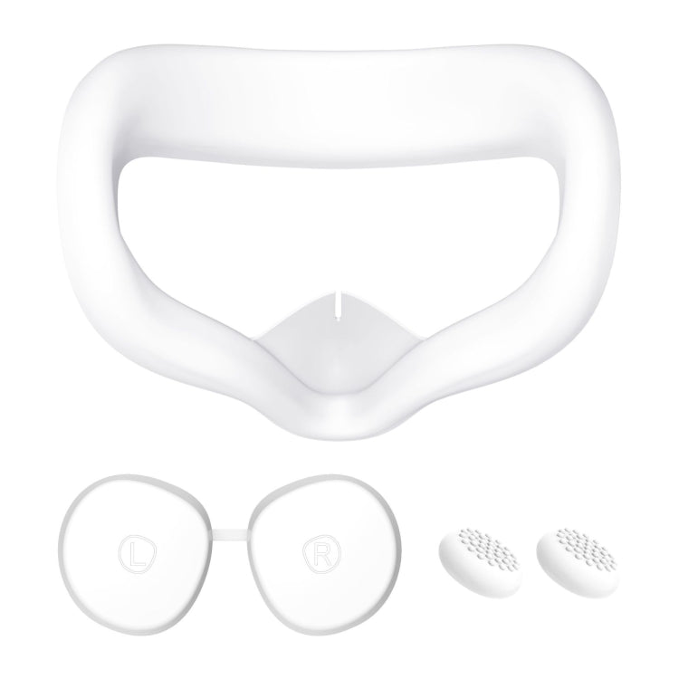 VR Silicone Eye Mask+Lens Protective Cover+Joystick Hat, For Meta Quest 2, Eye Mask+Lens Protective Cover+Joystick Hat (Pink), Eye Mask+Lens Protective Cover+Joystick Hat (Black), Eye Mask+Lens Protective Cover+Joystick Hat (White)                     ...