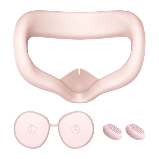 VR Silicone Eye Mask+Lens Protective Cover+Joystick Hat, For Meta Quest 2, Eye Mask+Lens Protective Cover+Joystick Hat (Pink), Eye Mask+Lens Protective Cover+Joystick Hat (Black), Eye Mask+Lens Protective Cover+Joystick Hat (White)                     ...