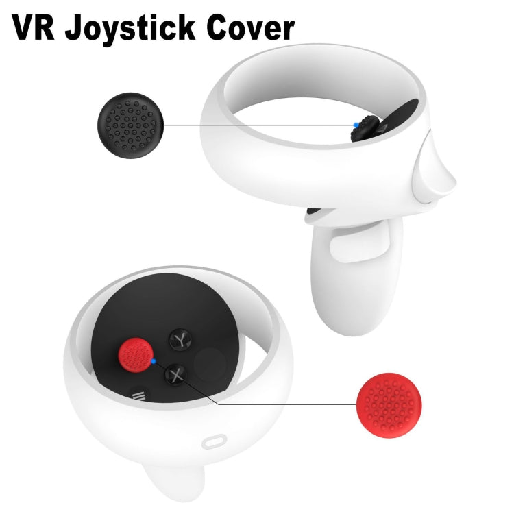VR Silicone Eye Mask+Lens Protective Cover+Joystick Hat, For Meta Quest 2, Eye Mask+Lens Protective Cover+Joystick Hat (Pink), Eye Mask+Lens Protective Cover+Joystick Hat (Black), Eye Mask+Lens Protective Cover+Joystick Hat (White)                     ...