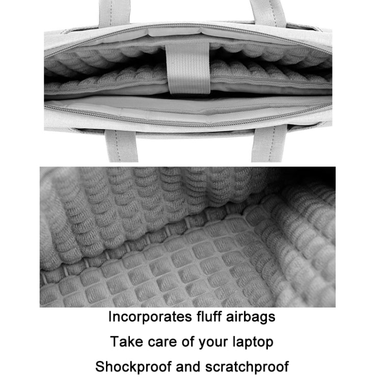 Airbag Thickened Laptop Portable Messenger Bag, 14.1 inches, 15.6-16.1 inches