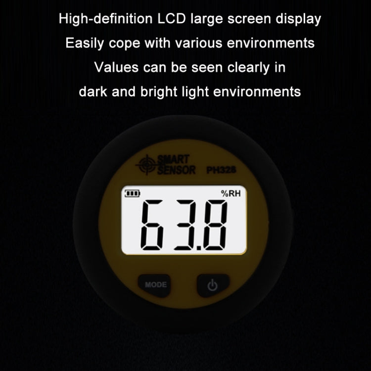 Smart Senser PH328 Soil Acidity Meter Fertilizer Nutrient Humidity Detector
