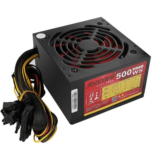 JBON  500WS  ATX 12V  Computer Power Supply With 12cm Fan, 500WS