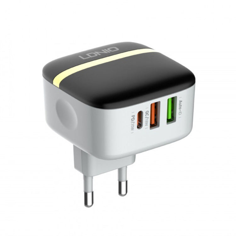 LDNIO A3513Q 32W QC3.0 3 USB Ports Phone Adapter, US Plug with Micro USB Cable, US Plug with 8 Pin Cable, US Plug with Type-C Cable, US Plug with Type-C to 8 Pin Cable, EU Plug with Micro USB Cable, EU Plug with 8 Pin Cable, EU Plug with Type-C Cable  ...