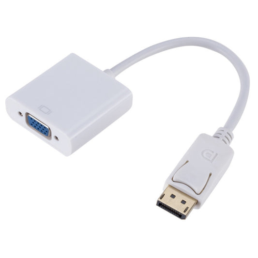 DP to VGA Adapter Wire Square Adapter, Cable Length: 15cm, DP to VGA White, DP to VGA Black