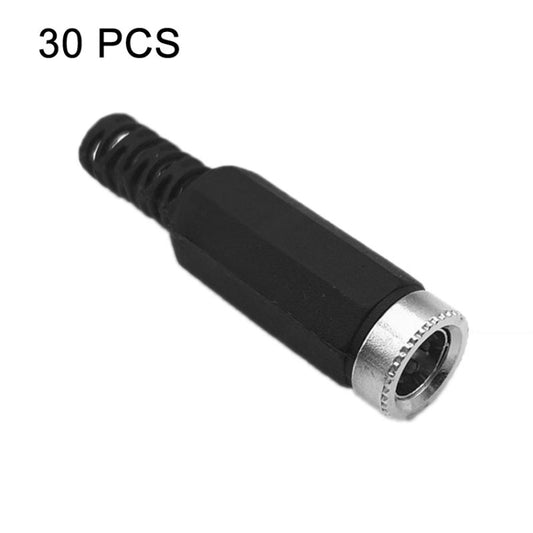 30 PCS Assembled Solder Wire DC Female Head, DC 2.1mm, DC 2.5mm