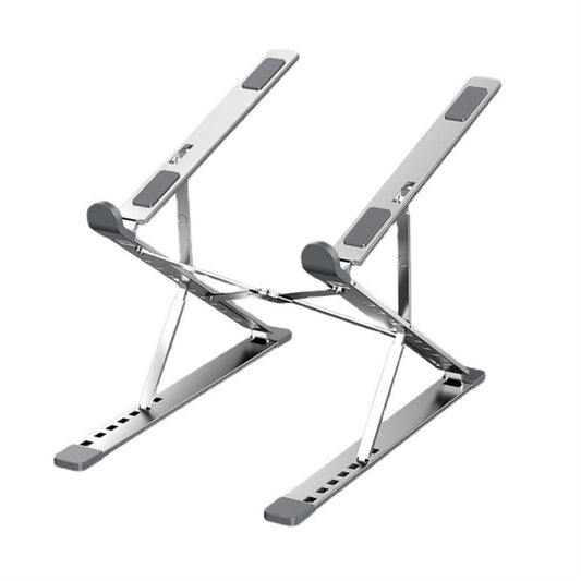N8 Double-layer Foldable Lifting Aluminum Alloy Laptop Heat Dissipation Stand, N8 (Silver), N8 (Gray), N8 (Oxidized Silver)