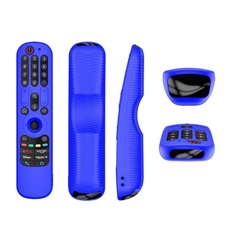 For LG An-MR21GC / AN-MR21N / AN-MR21GA TV Remote Control Silicone Protective Case, Y36 Black, Y36 Blue, Y36 Red, Y36 Luminous Blue, Y36 Luminous Green
