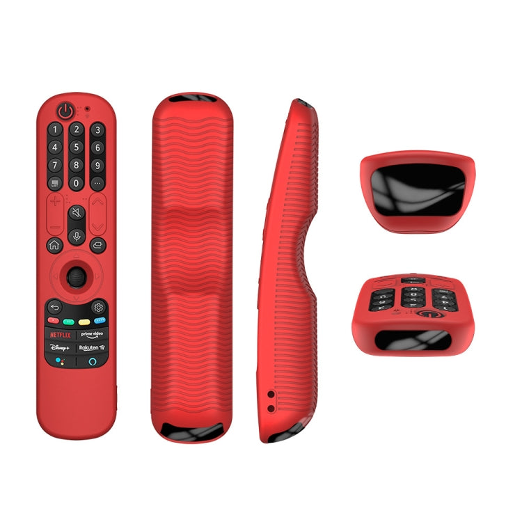 For LG An-MR21GC / AN-MR21N / AN-MR21GA TV Remote Control Silicone Protective Case, Y36 Black, Y36 Blue, Y36 Red, Y36 Luminous Blue, Y36 Luminous Green