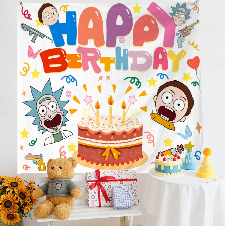 Birthday Layout Hanging Cloth Children Photo Wall Cloth, 150x180cm Velvet, 150x200cm Velvet