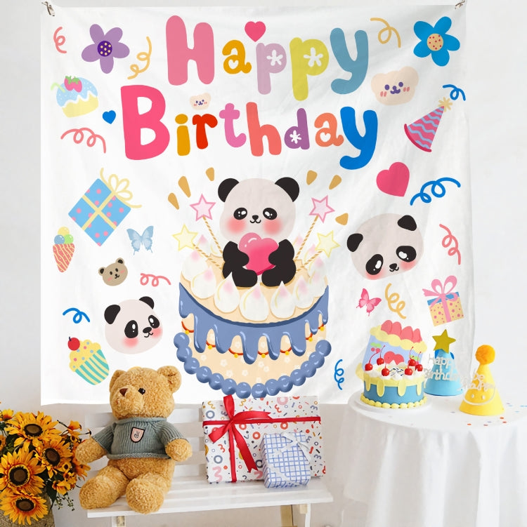 Birthday Layout Hanging Cloth Children Photo Wall Cloth, 150x180cm Velvet, 150x200cm Velvet