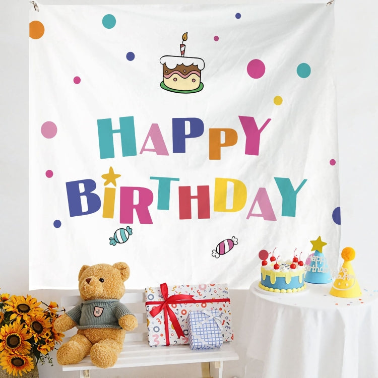 Birthday Layout Hanging Cloth Children Photo Wall Cloth, 150x180cm Velvet, 150x200cm Velvet