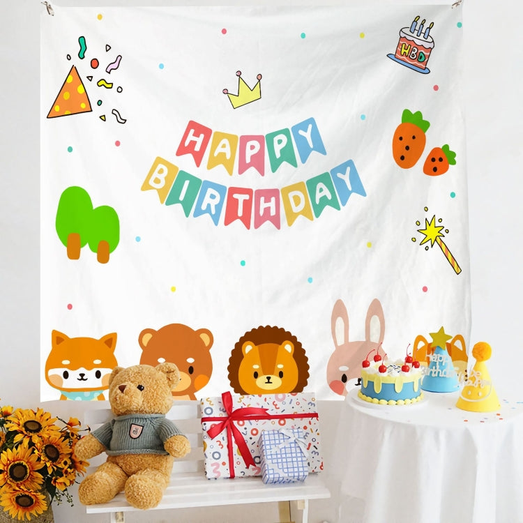 Birthday Layout Hanging Cloth Children Photo Wall Cloth, 150x180cm Velvet, 150x200cm Velvet