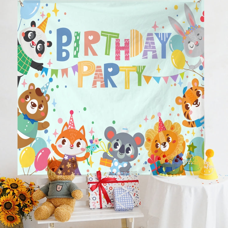 Birthday Layout Hanging Cloth Children Photo Wall Cloth, 150x230cm Velvet, 180x200cm Velvet