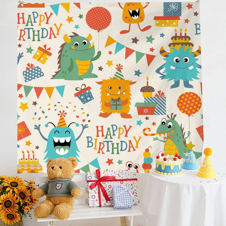 Birthday Layout Hanging Cloth Children Photo Wall Cloth, 150x230cm Velvet, 180x200cm Velvet