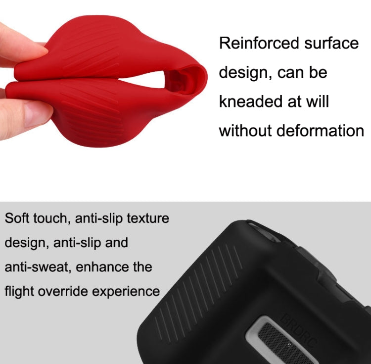 BRDRC DJI-7559 For DJI Mavic 3 / Mini 3 / 3 Pro Remote Control Silicone Protective Cover, For DJI Mavic 3 / Mini 3 / 3 Pro(Black), For DJI Mavic 3 / Mini 3 / 3 Pro(Gray)