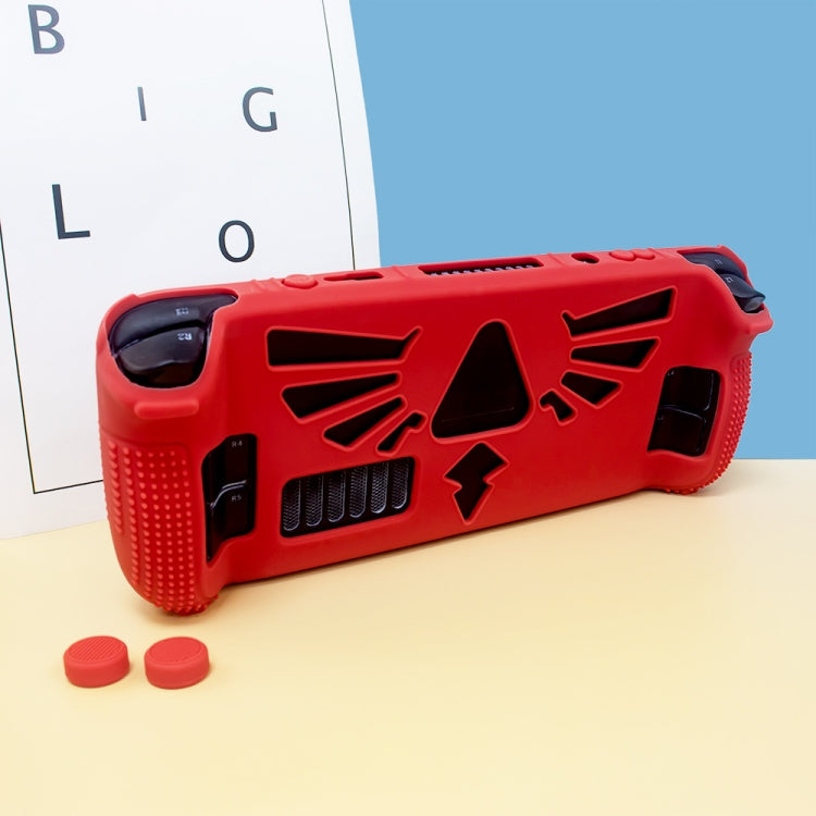 For Steam Deck V V4-1 Silicone Non-slip Protective Case for Pocket Consoles with Holder Function, V4-1(Red), V4-1(Green), V4-1(Blue), V4-1Black)