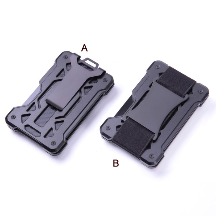 For AirTag 2nd Gen / AirTag 1st Gen Card Holder Metal Anti-Theft RFID Wallet, ak-4 B Blue, ak-4 B Gray, ak-4 A Black, ak-4 A Blue, ak-4 A  Silver, ak-4 A  Gray, ak-4 B  Black, ak-4 B Silver