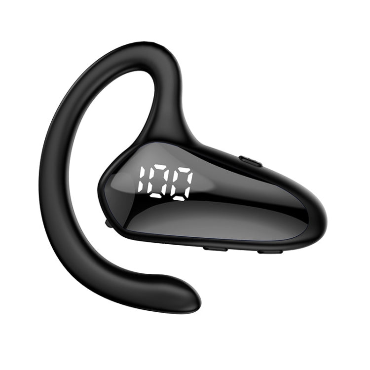 YX02 With Digital Display Hanging Ear Bone Conduction Bluetooth Headset, YX02 Red, YX02 Pink, YX02 Black, YX02 Grey