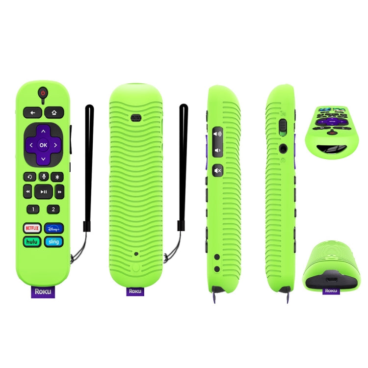 For TCL Roku Voice Remote Pro Y30 Remote Control Shockproof Silicone Protective Case, For TCL Roku Voice Remote Pro(Red), For TCL Roku Voice Remote Pro(Luminous Green), For TCL Roku Voice Remote Pro(Luminous Blue)                                       ...