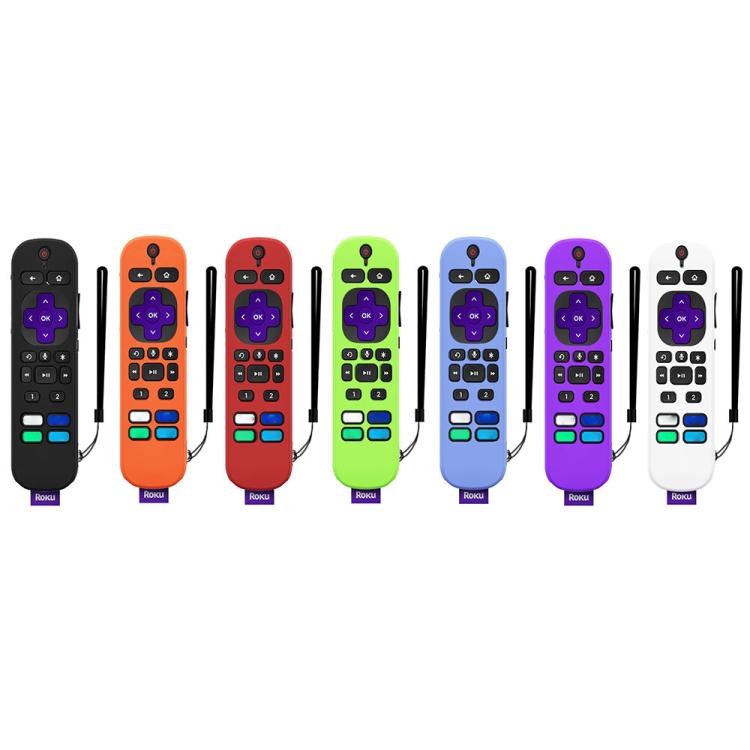 For TCL Roku Voice Remote Pro Y30 Remote Control Shockproof Silicone Protective Case, For TCL Roku Voice Remote Pro(Black), For TCL Roku Voice Remote Pro(Orange), For TCL Roku Voice Remote Pro(Red), For TCL Roku Voice Remote Pro(Luminous Green)        ...