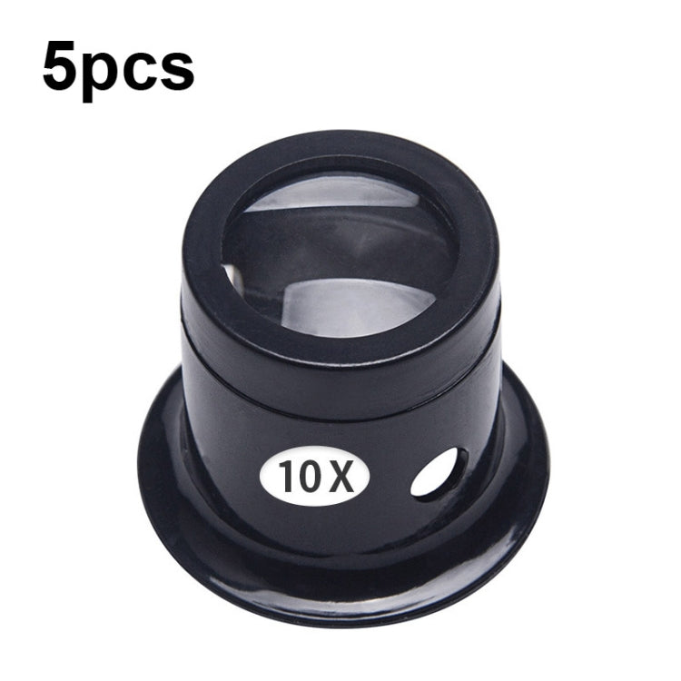 5pcs Eyepiece Magnifier Glass Lens Eyepiece Type Repair Magnifier, Times:, 5pcs 3X, 5pcs 5X, 5pcs 10X, 5pcs 15X, 5pcs 20X