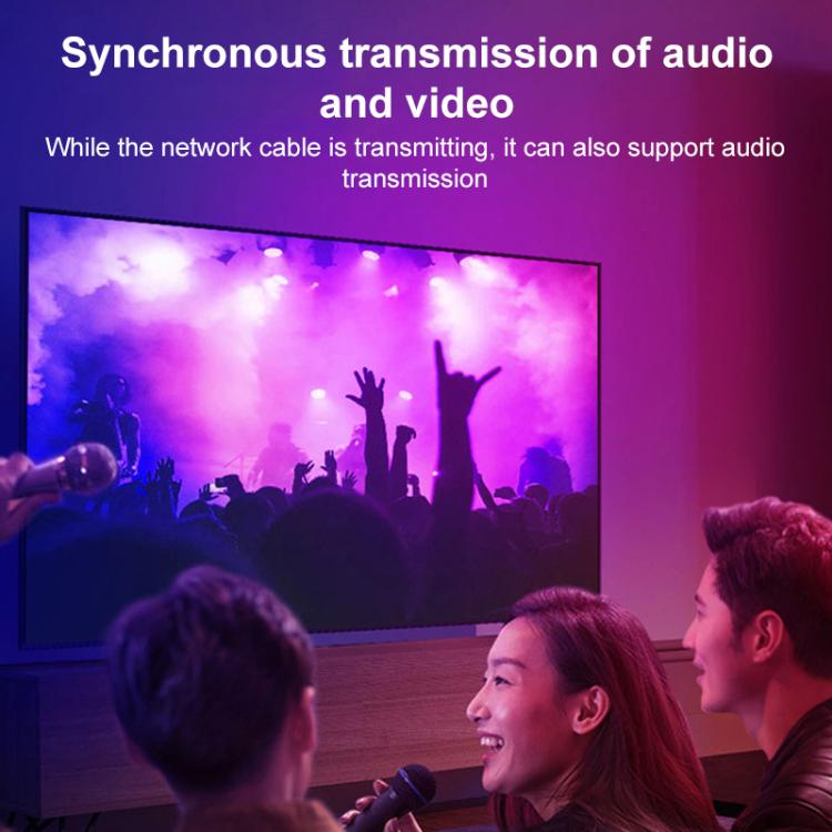 BW-HKE60A HDMI 60m KVM With USB Extender Support POE Single-End Power Supply With US Plug, BW-HKE60A