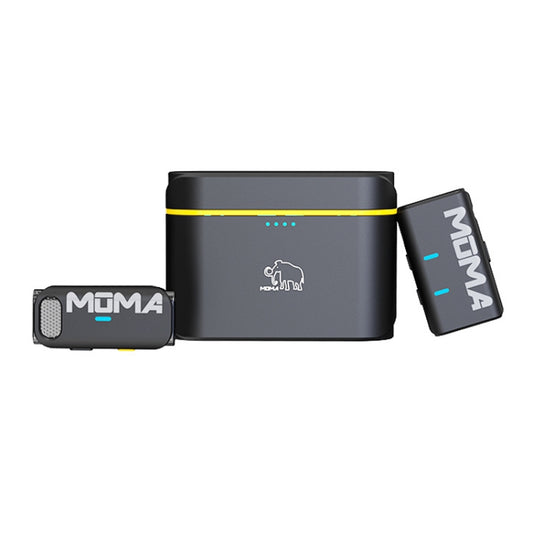 MOMA Lark M1 1 In 1 Mirrorless Camera Live Mini Wireless Lavalier Microphone, 1 In 1 with Charging Box
