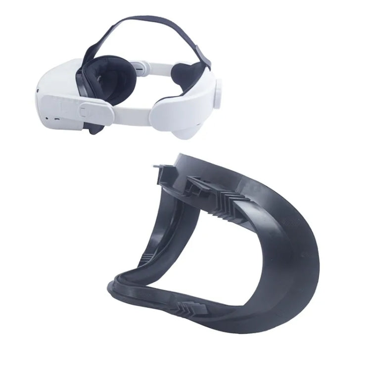 For Meta Quest 2 VR Headset Anti-sweat Eye Mask VR Facial Interface Bracket Cover, Anti-sweat Eye Mask (Black)