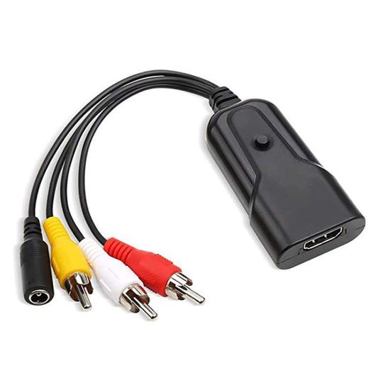 K13W HDMI To AV 1080P HD Converter, Cable Length: 0.5m, K13W HDMI to AV