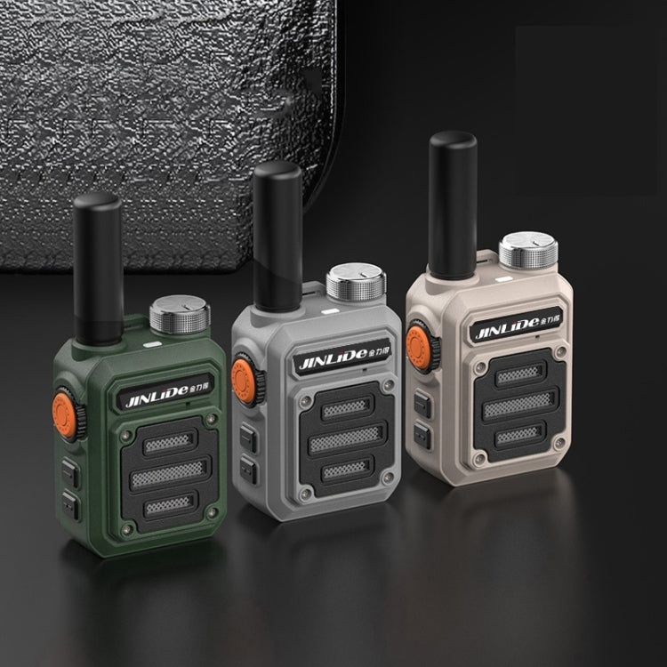 JINLIDE 3-5km 8W 6000mAh Hand-held Walkie Talkie Wireless Copy Frequency Ham Radio, G63 (Yellow), G63 (Gray), G63 (Green)