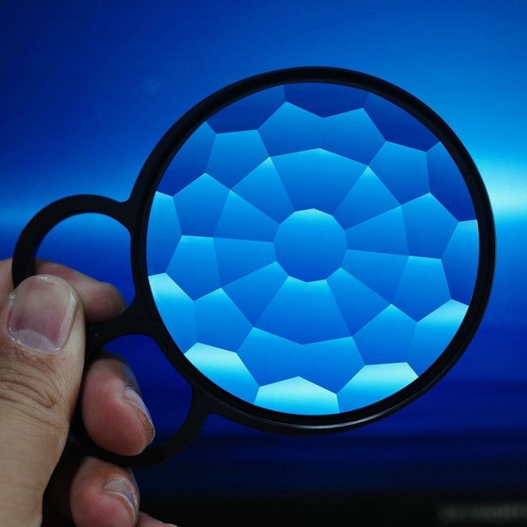 Handheld Kaleidoscope Glass Filter SLR Accessories Prism, Handheld 77mm