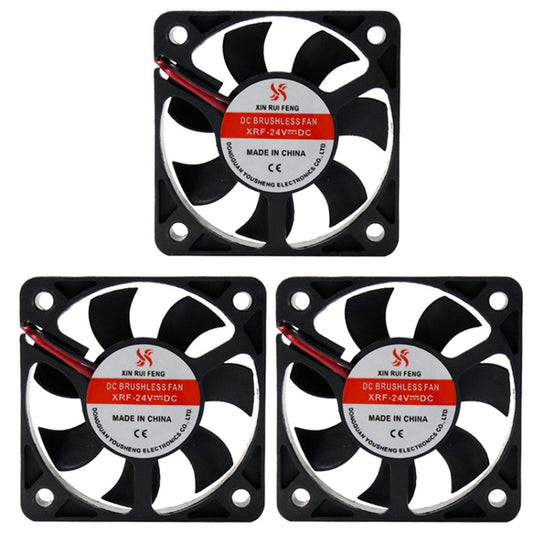 5cm Silent DC Cooling Fan, 3pcs XIN RUI FENG 5V Ball Bearing, 3pcs XIN RUI FENG 12V Ball Bearing, 3pcs XIN RUI FENG 24V Ball Bearing