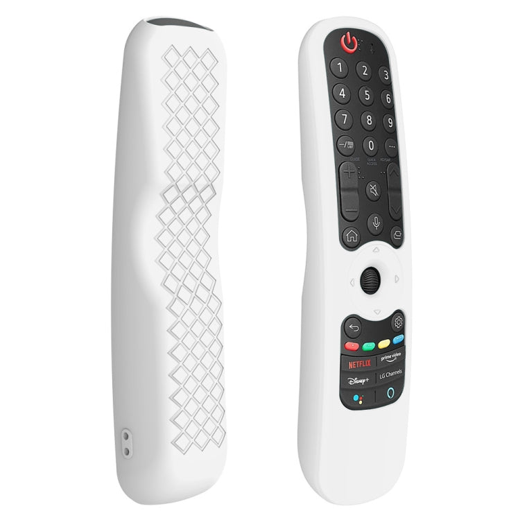 For LG AN-MR21GC / AN-MR21N / AN-MR21GA TV Remote Control Silicone Case, GS0020  Black, GS0020 White, GS0020 Luminous Blue, GS0020 Luminous Green