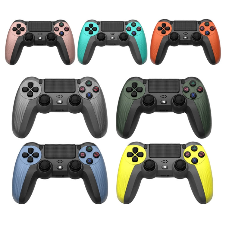 KM048 For PS4 Bluetooth Wireless Gamepad Controller 4.0 With Light Bar, KM048 (Rose Pink), KM048 (Lemon Yellow), KM048 (Mountain Blue), KM048 (Battle Gray), KM048 (Elegant Silver), KM048 (Elegant White), KM048 (Mint Green), KM048 (Cangling Green)      ...