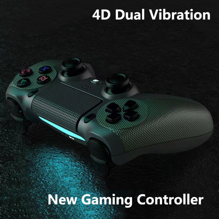 KM048 For PS4 Bluetooth Wireless Gamepad Controller 4.0 With Light Bar, KM048 (Rose Pink), KM048 (Lemon Yellow), KM048 (Mountain Blue), KM048 (Battle Gray), KM048 (Elegant Silver), KM048 (Elegant White), KM048 (Mint Green), KM048 (Cangling Green)      ...