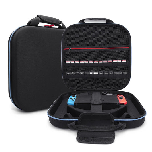 For Nintendo Switch Double Fitness Ring Storage Bag EVA Portable Hard Shell Host Package Accessories, GH1872 GH1872