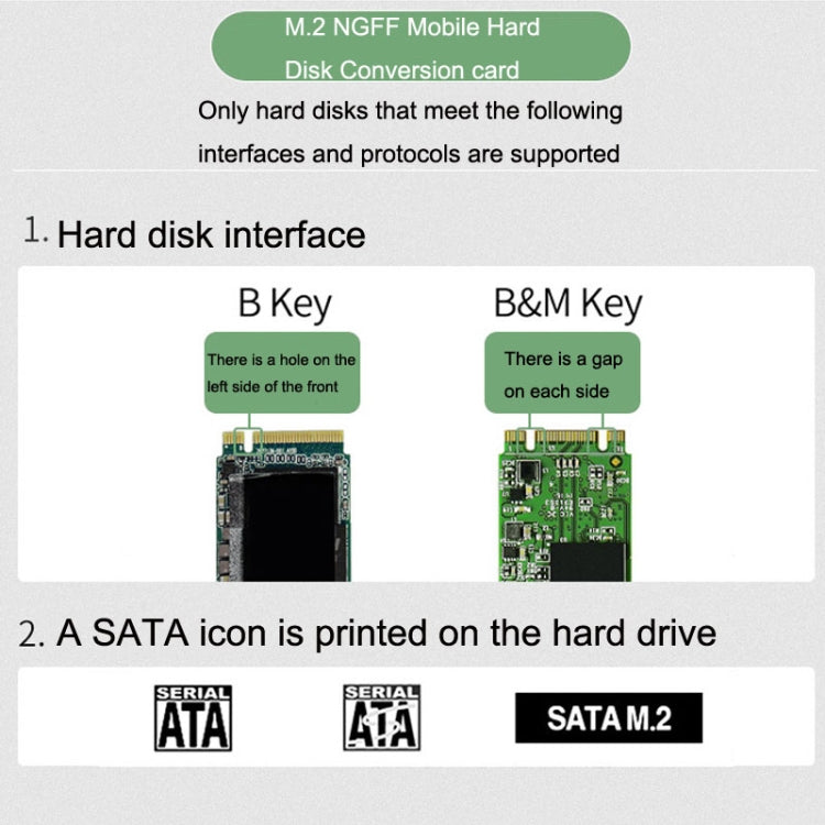 NGFF M.2 Bkey SATA Hard Disk SSD To USB3.1 Type-C / USB-C Expansion Card Conversion Board, SSD To USB3.1