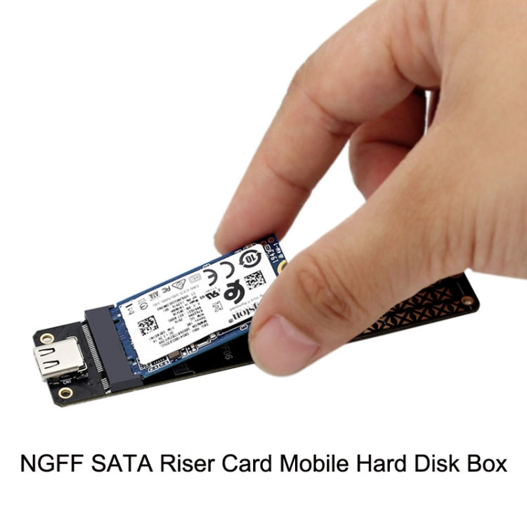 NGFF M.2 Bkey SATA Hard Disk SSD To USB3.1 Type-C / USB-C Expansion Card Conversion Board, SSD To USB3.1