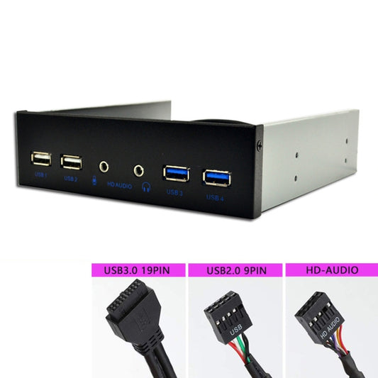 Desktop PC Case Internal Front Panel, 2 x USB 3.0+2 x USB2.0+ HD-AUDIO, 4 x USB 2.0+HD-AUDIO